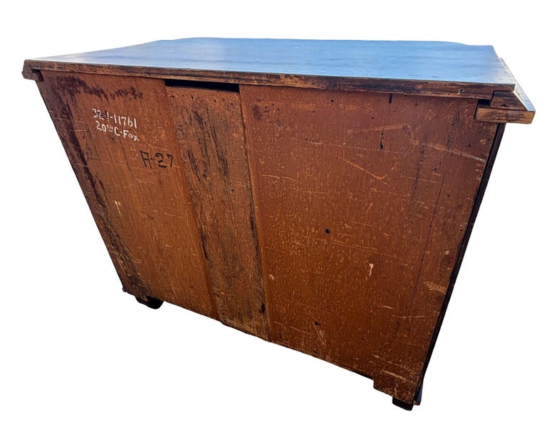 Late 19th Century Victorian Queen Anne Lowboy Dresser with Sculpted Front