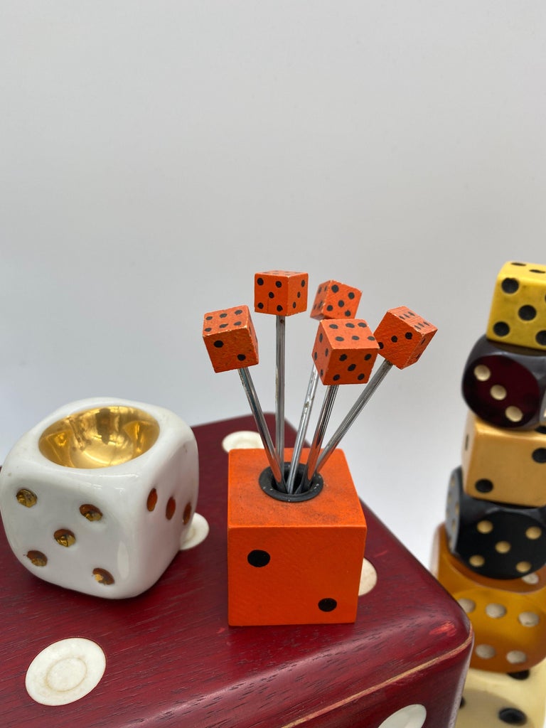 Lifetime Las Vegas Art Deco / Mid-Century Dice Collection