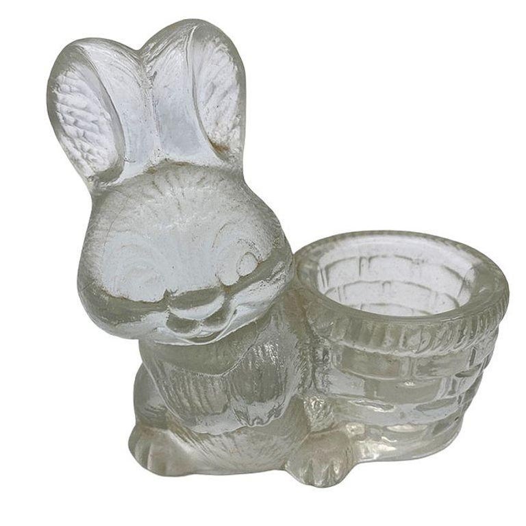 Set of 11 Rare Modernist Glass & Lucite Bunny Rabbit Figural Collection