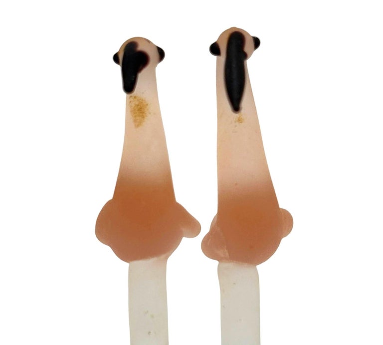 21 Piece Mid-Century Tropical Hula Girl & Flamingo Cocktail Swizzle Sticks