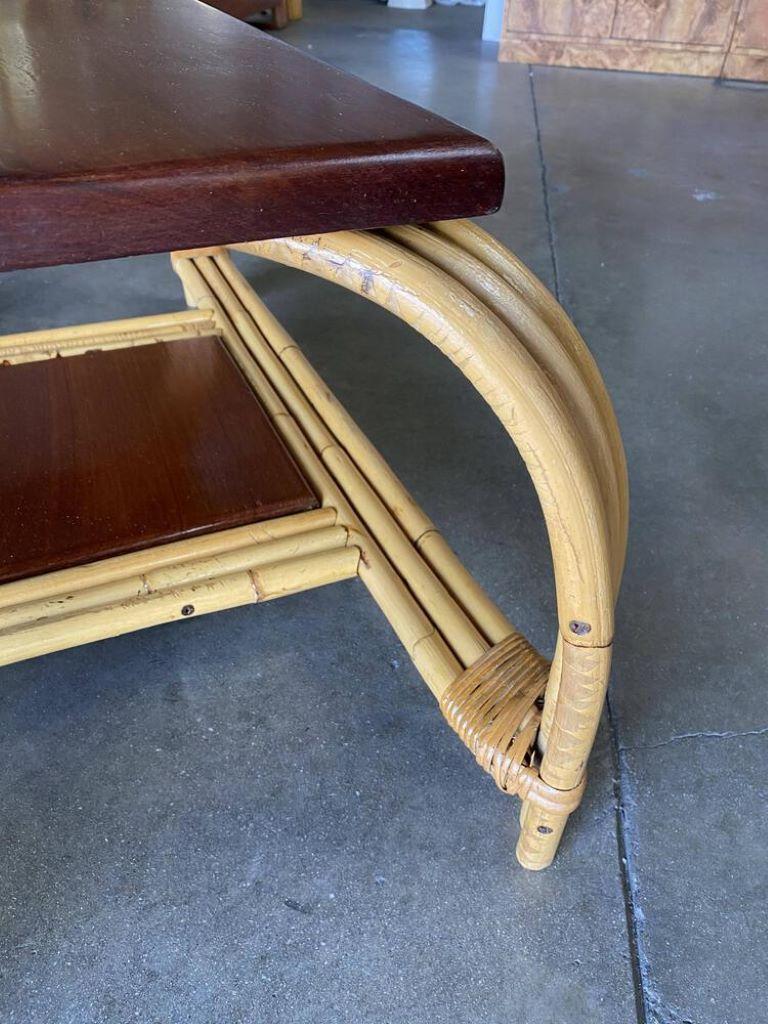 Restored "1949er" Rattan Lounge Chair & Sofa Livingroom Set