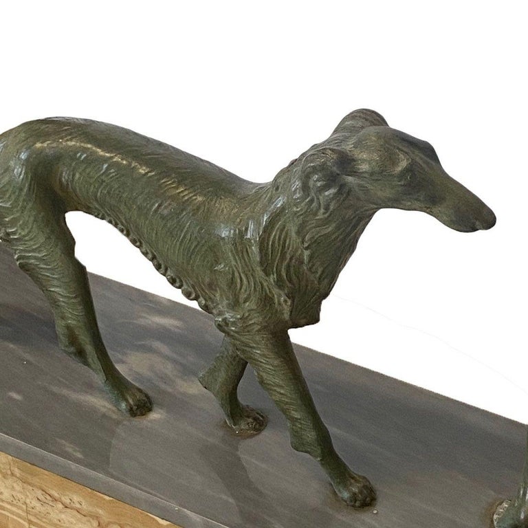 Art Deco Light-up Flapper Bronze Patina Sculpture by Enrique Molins-Balleste