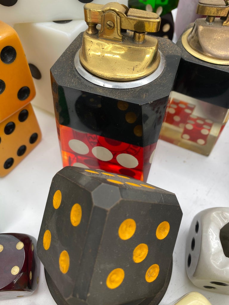 Lifetime Las Vegas Art Deco / Mid-Century Dice Collection