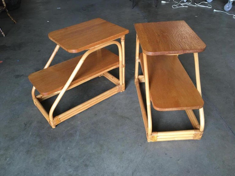 Restored "1949er" Rattan Lounge Chair & Sofa Livingroom Set