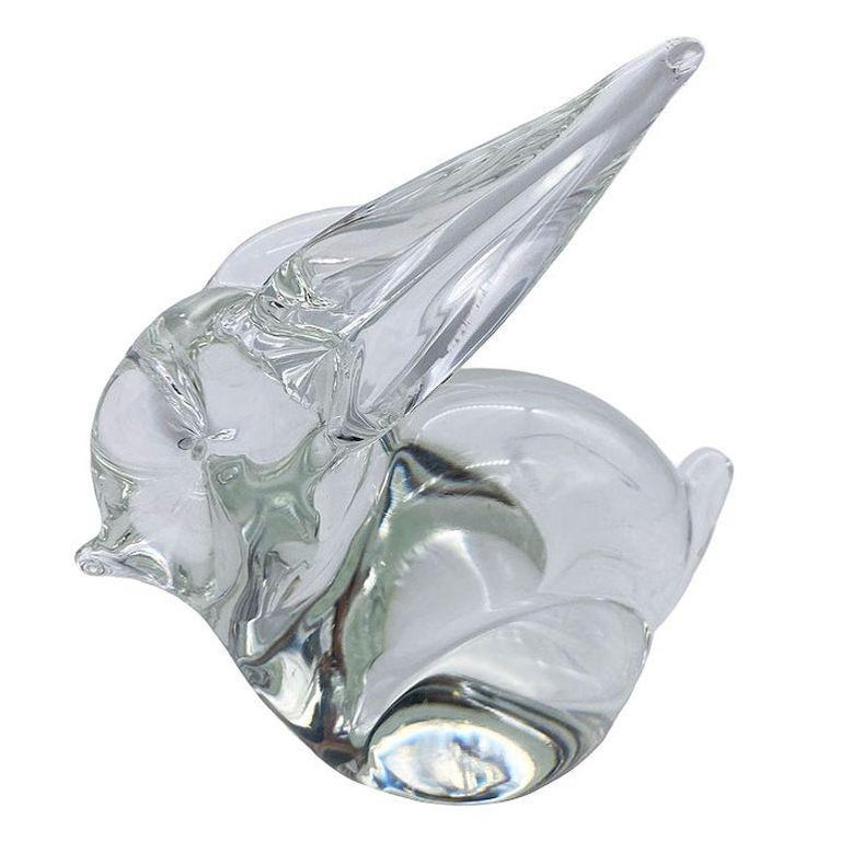 Set of 11 Rare Modernist Glass & Lucite Bunny Rabbit Figural Collection