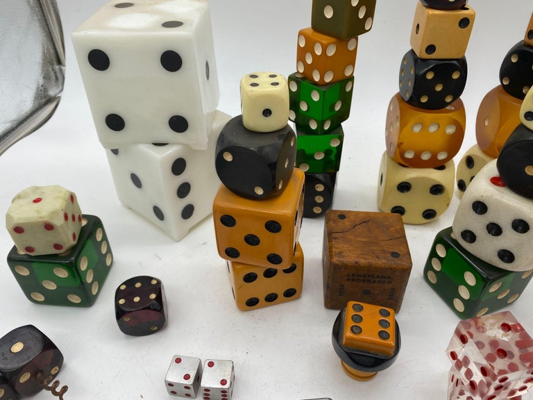 Lifetime Las Vegas Art Deco / Mid-Century Dice Collection