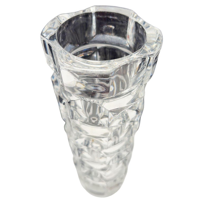 French Leaded Glass Windsor Cristal D'Arques Vase by J. G. Durand for Luminarc