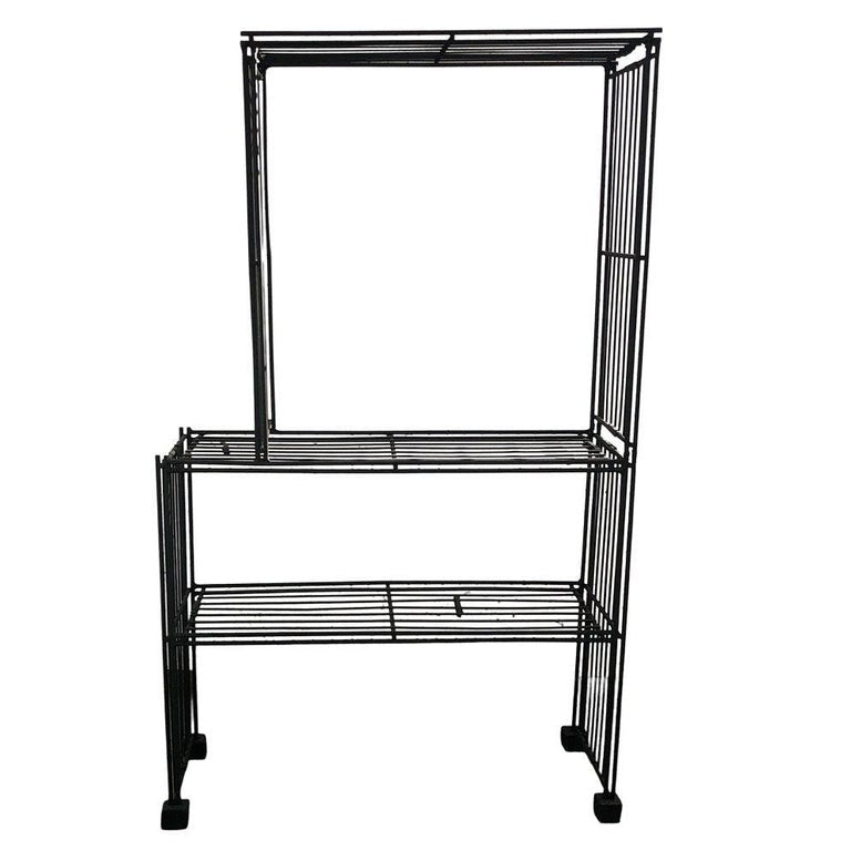 Mid-Century 3-Tier Iron Wire Art Display Shelf Bookshelf Etagere