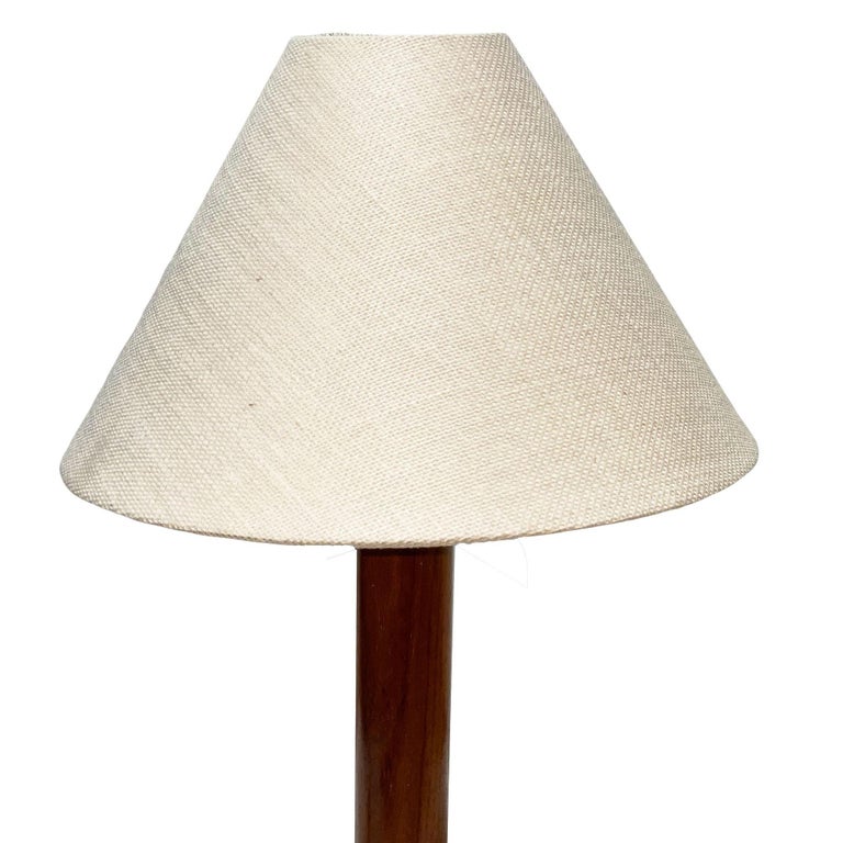 Nickel Básica M2 Table Dimmer Lamp by Santiago Roqueta For Santa & Cole w/ Shade