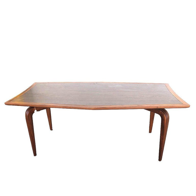 Mid-Century Walnut Dining Table by Maurice Bailey for Monteverdi Young