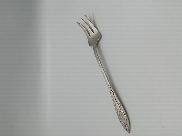 Vintage Arts and Crafts Fish Serving Fork