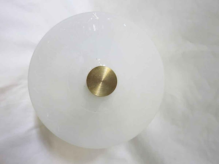 Art Deco Bell Shape Ceiling Glass Globe Pendant with Geo Pattern