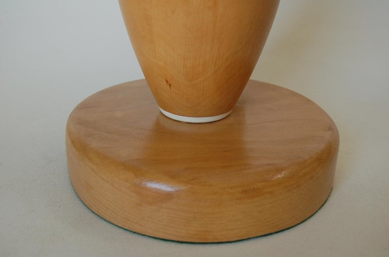 Wood Dix Tournament Select Real Bowling Pin Table Lamp
