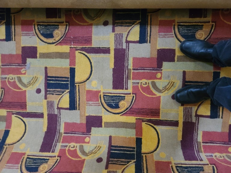 Large Art Deco Style Area Rug