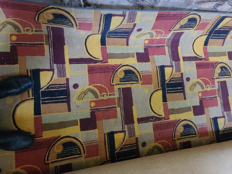 Large Art Deco Style Area Rug