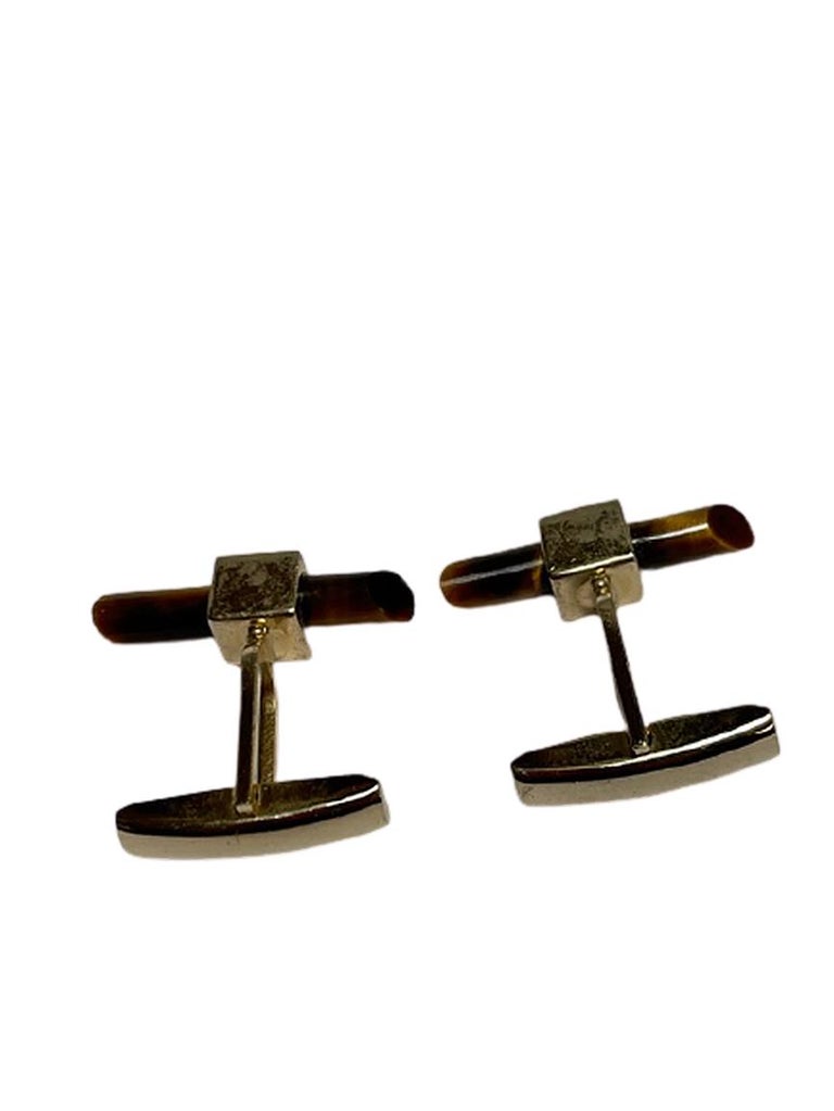 Tiger's Eye Cufflinks