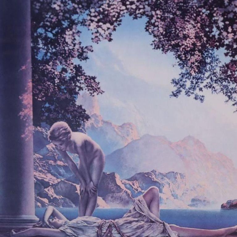 Modern Maxfield Parrish Framed Print "Daybreak"