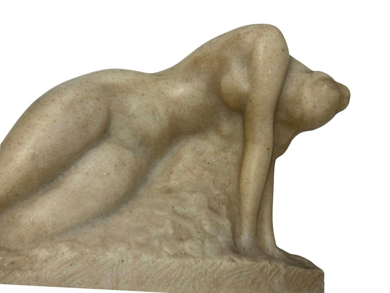 "The Awakening" Stone Composite Female Statue by Vincent Glinsky