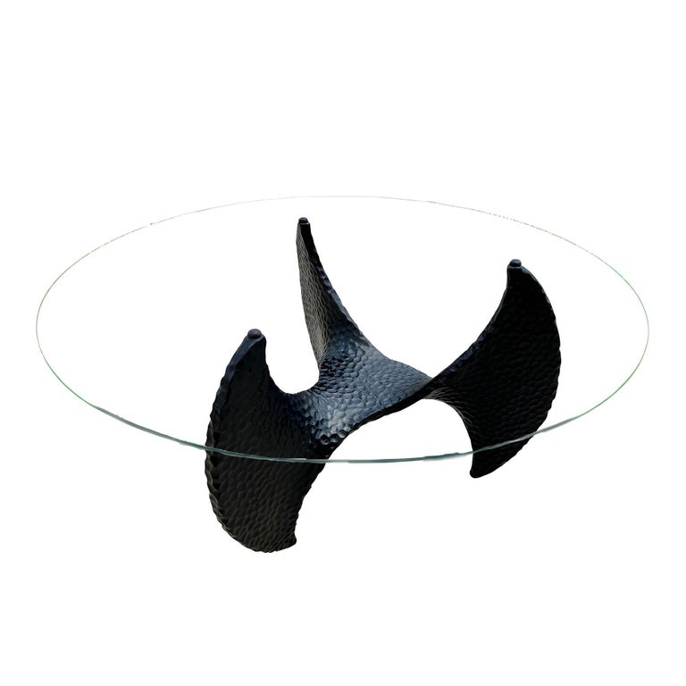 Brutalist Resin Coffee Table Base by Universal Statuary Corp , 1970