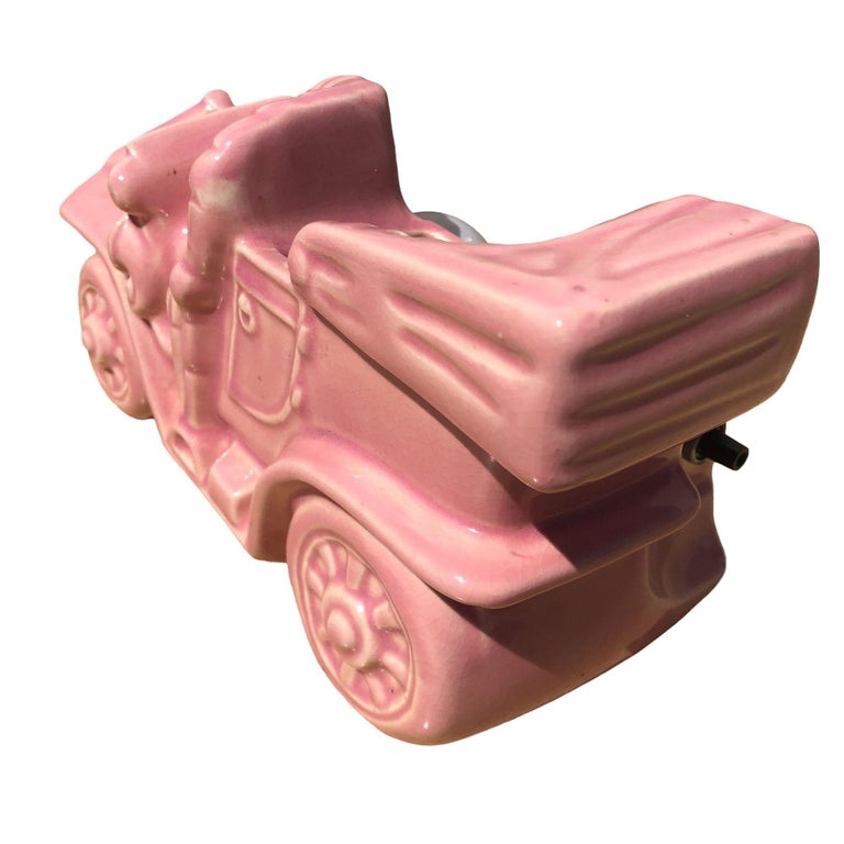 California Pottery Ford Model T TV Lamp & Planter by McCoy