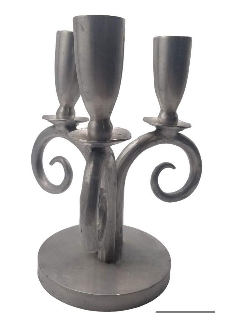Vintage Palmer Smith Candlestick Holder Hand Hammered