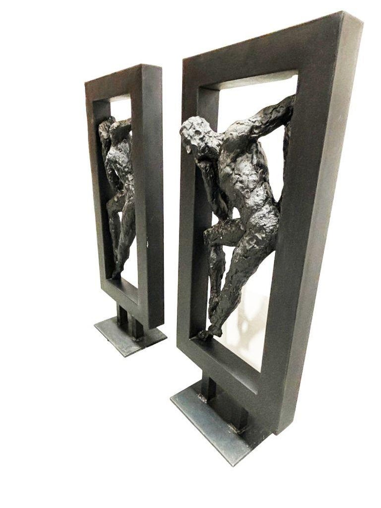 Abstract Ballet Dancers Sculptures by Gerard Koch for Austin Productions, Pair