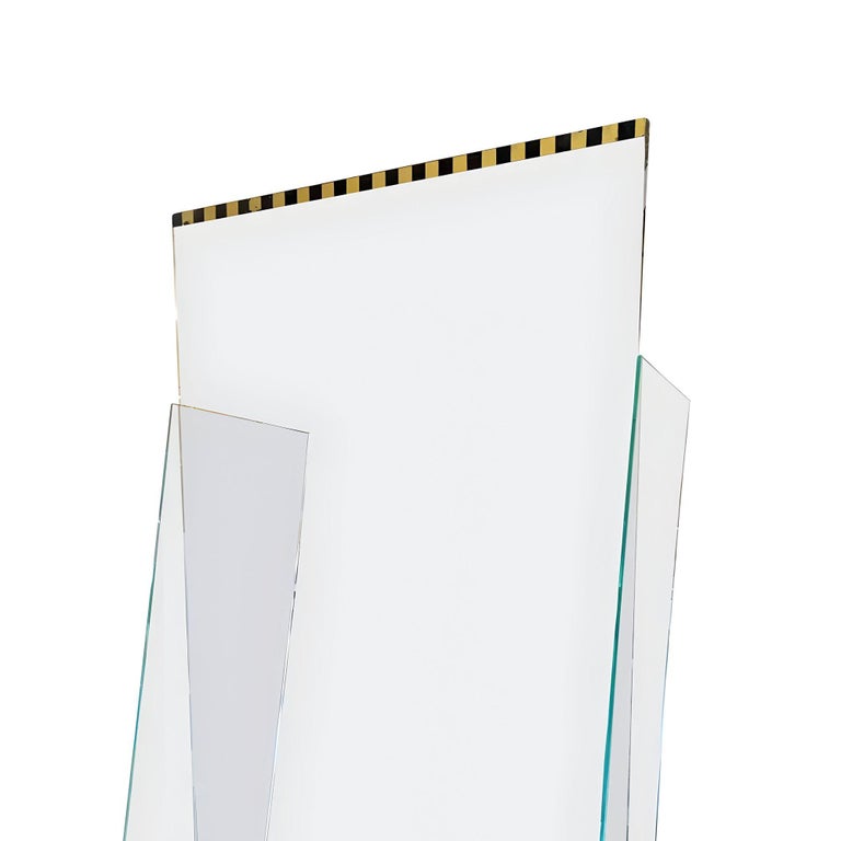 Large Post Modern Plexiglasss Wall Divider