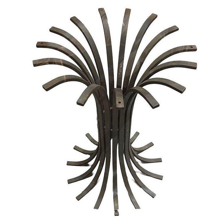 43" Round Extruded Iron Outdoor/Patio Dining Table Coated, 3 Available