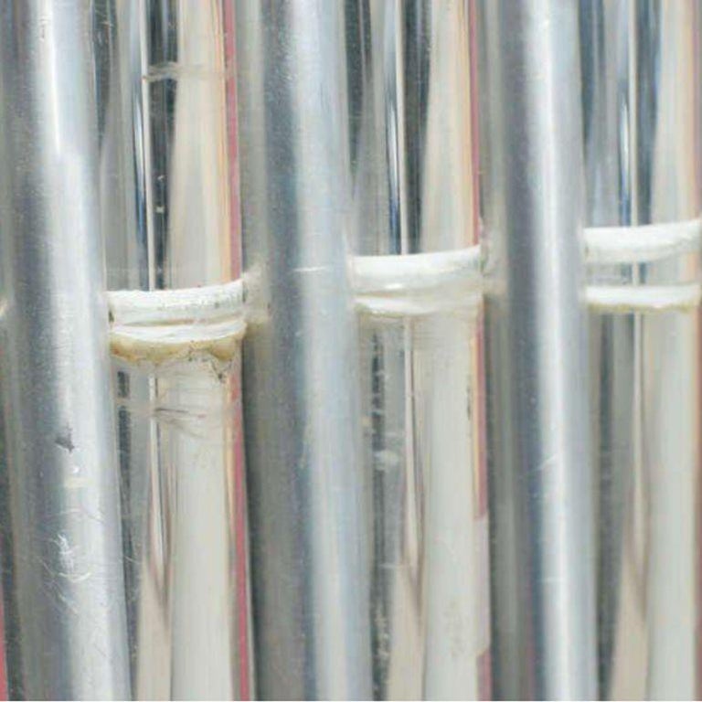 Lucite and Aluminum Acrylic Wall Divider by Charles Hollis Jones
