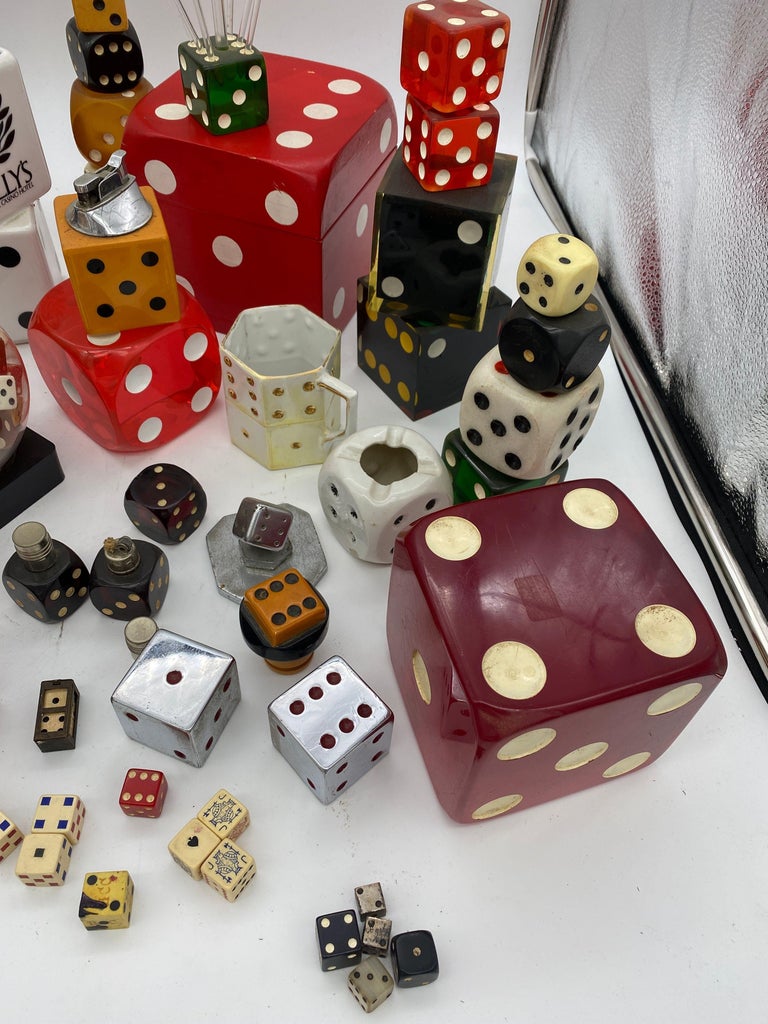 Lifetime Las Vegas Art Deco / Mid-Century Dice Collection