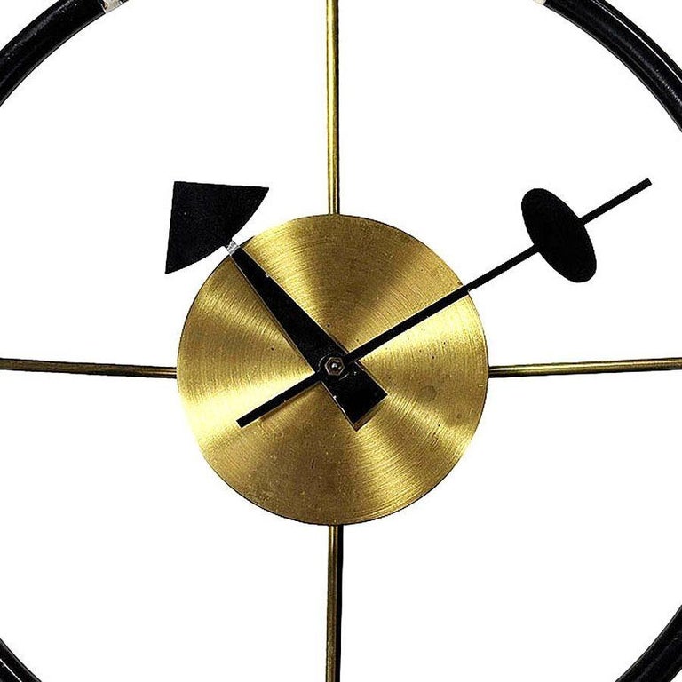 MCM George Nelson Studio Model 4756 "Steering Wheel" Wall Clock by Howard Miller