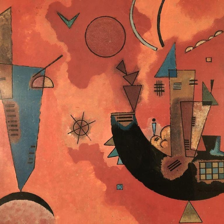 Mit und Gegen Wall Art by Wassily Kandinsky Giclee Print
