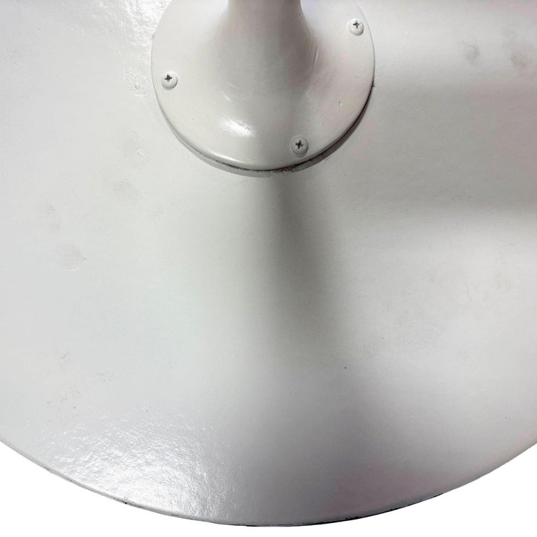 Mid-century Eero Saarinen Style Tulip Formica & Aluminum Side Table for Knoll