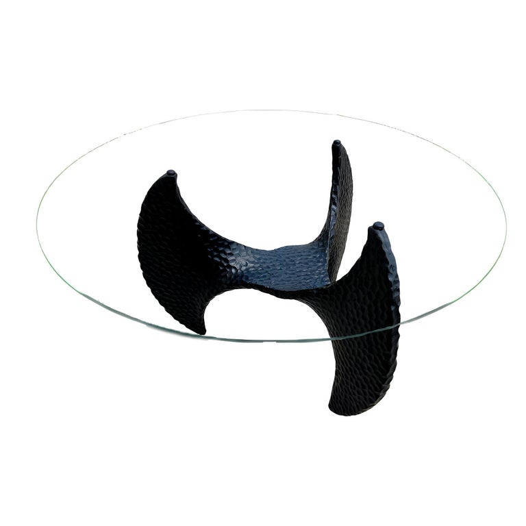 Brutalist Resin Coffee Table Base by Universal Statuary Corp , 1970