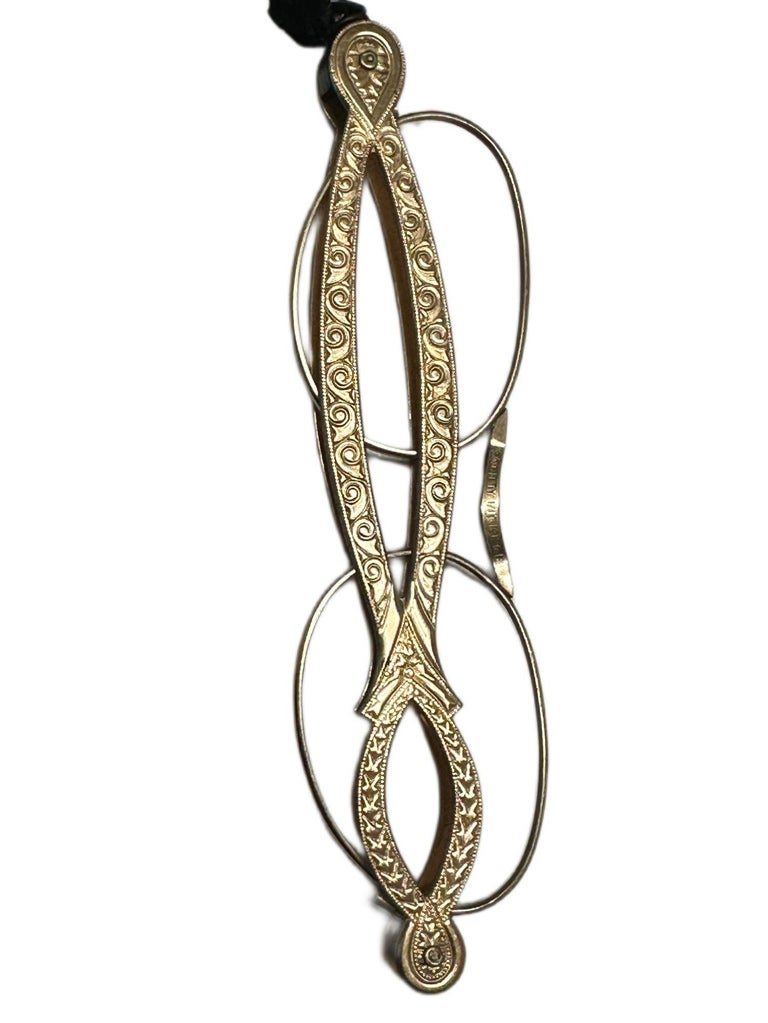 Victorian Gold Filled 1/10 12K Lorgnette Made by Society