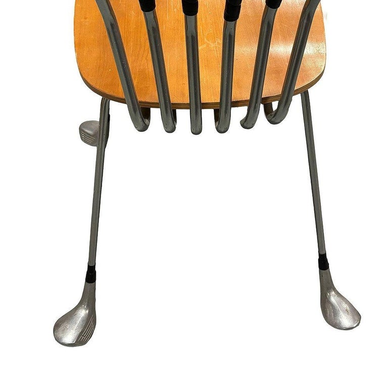 Mid Century Modernist Golf club Side Table w/ Matching Chairs