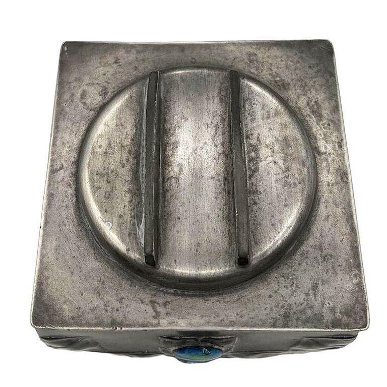 Rare Arts and Crafts #0194 Tudric Pewter Box by Archibald Knox for Liberty & Co