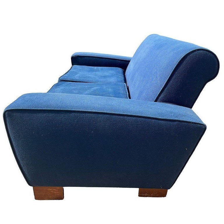 Art Deco Speed Arm Geometric Sofa by Paul Frankl