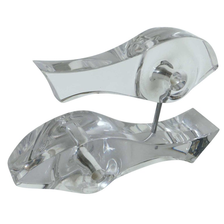 Mid-century Abstract Lucite Sculpture by Astrolite for Ritts in Los Angeles