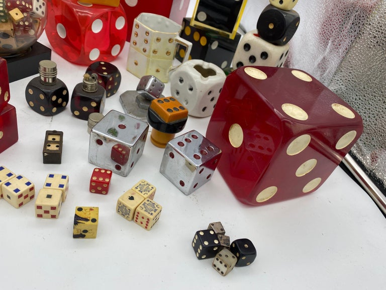 Lifetime Las Vegas Art Deco / Mid-Century Dice Collection