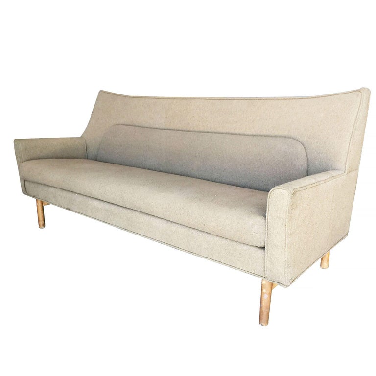 Paul McCobb "Pagoda" Style Arched Wing Sofa