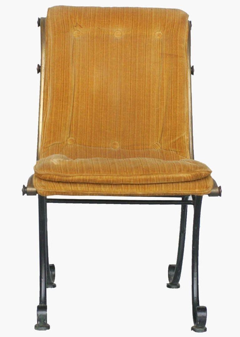 Regency Side Chairs with Bronze Accents by Russel Woodard, Set