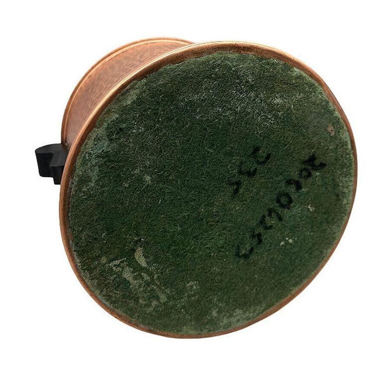 Hammered Copper Tin Lined Humidor w/ Bakelite Handles by Revere