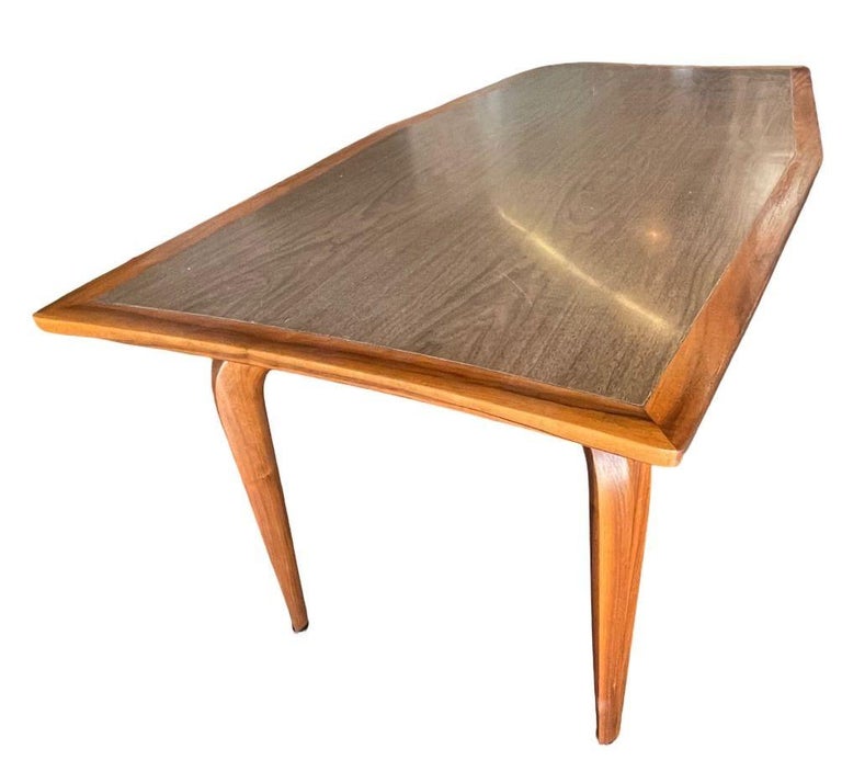 Mid-Century Walnut Dining Table by Maurice Bailey for Monteverdi Young