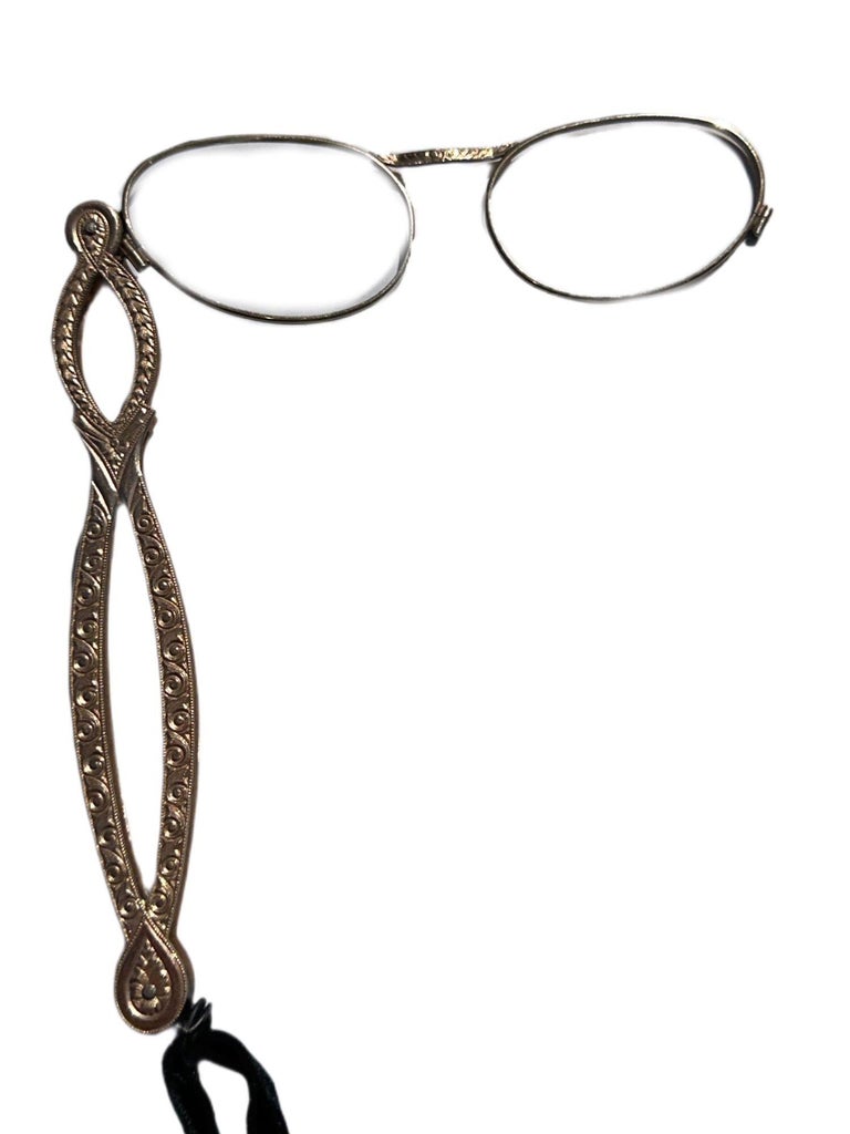 Victorian Gold Filled 1/10 12K Lorgnette Made by Society