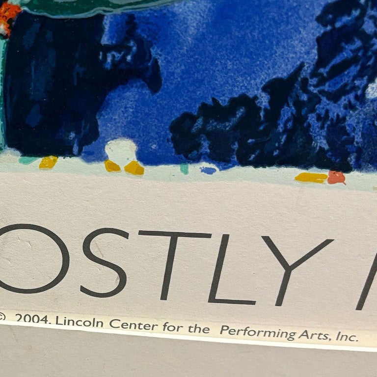 2004 Lincoln Center NYC "Mostly Mozart" Serigraph Print by Joseph Raffael