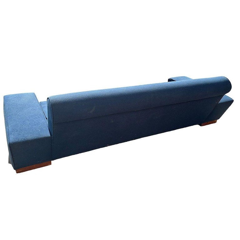 Art Deco Speed Arm Geometric Sofa by Paul Frankl