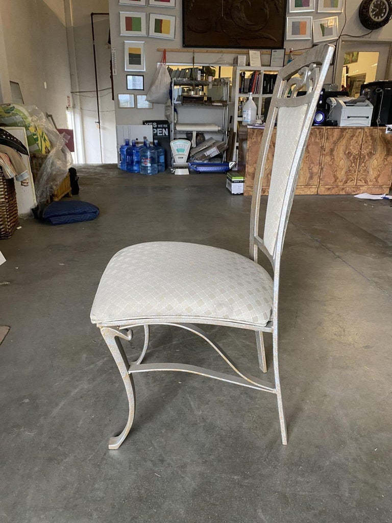 High Style Formal Dining Steel Side Chair, Set of 4