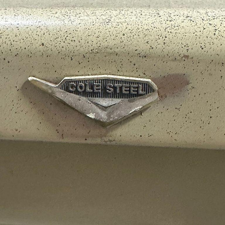 Mid-Century Rolling Tanker Work Task Desk by Cole Steel