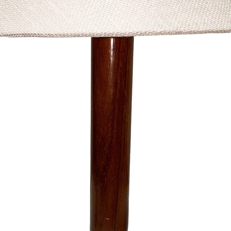 Nickel Básica M2 Table Dimmer Lamp by Santiago Roqueta For Santa & Cole w/ Shade